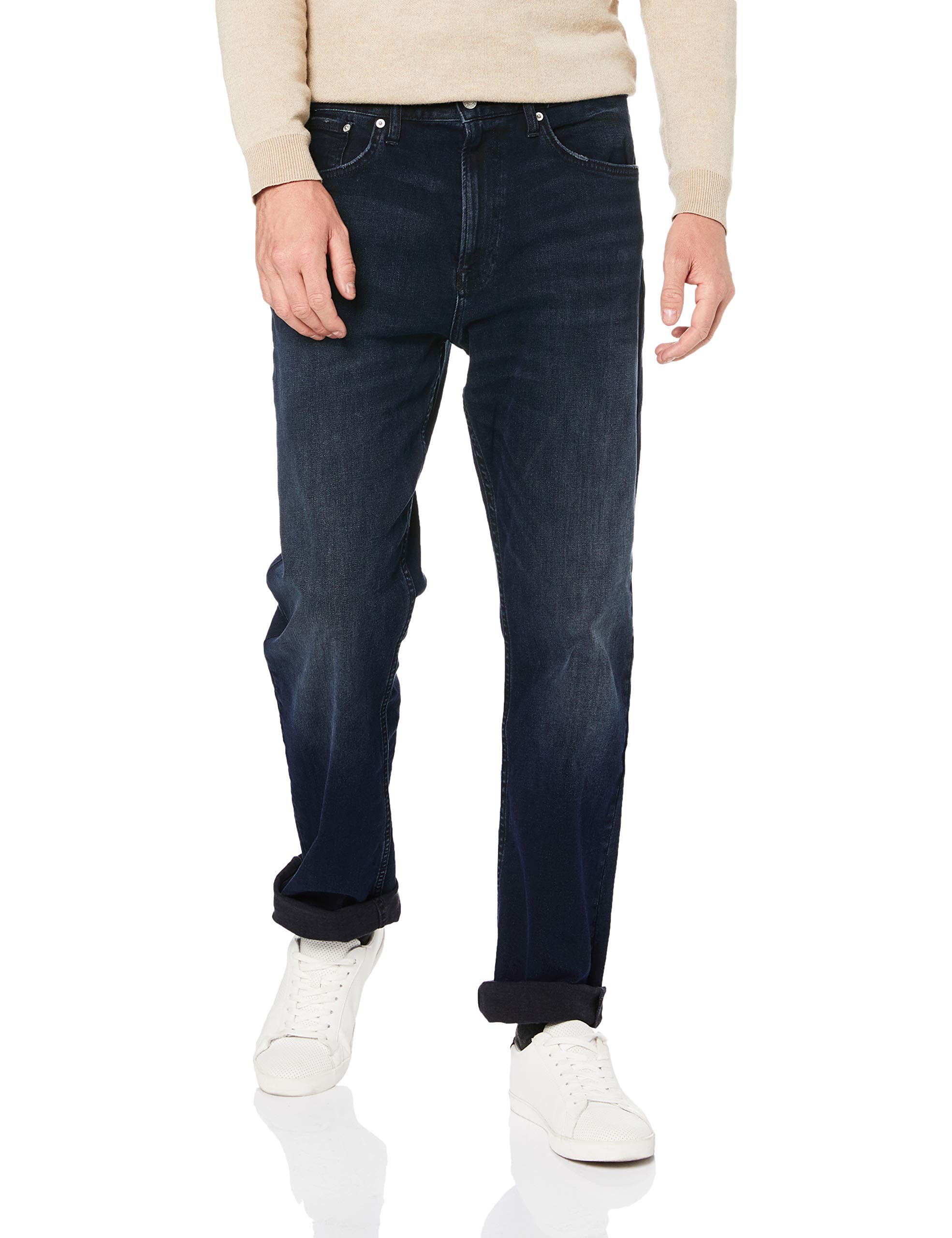 calvin klein men's relaxed straight jeans