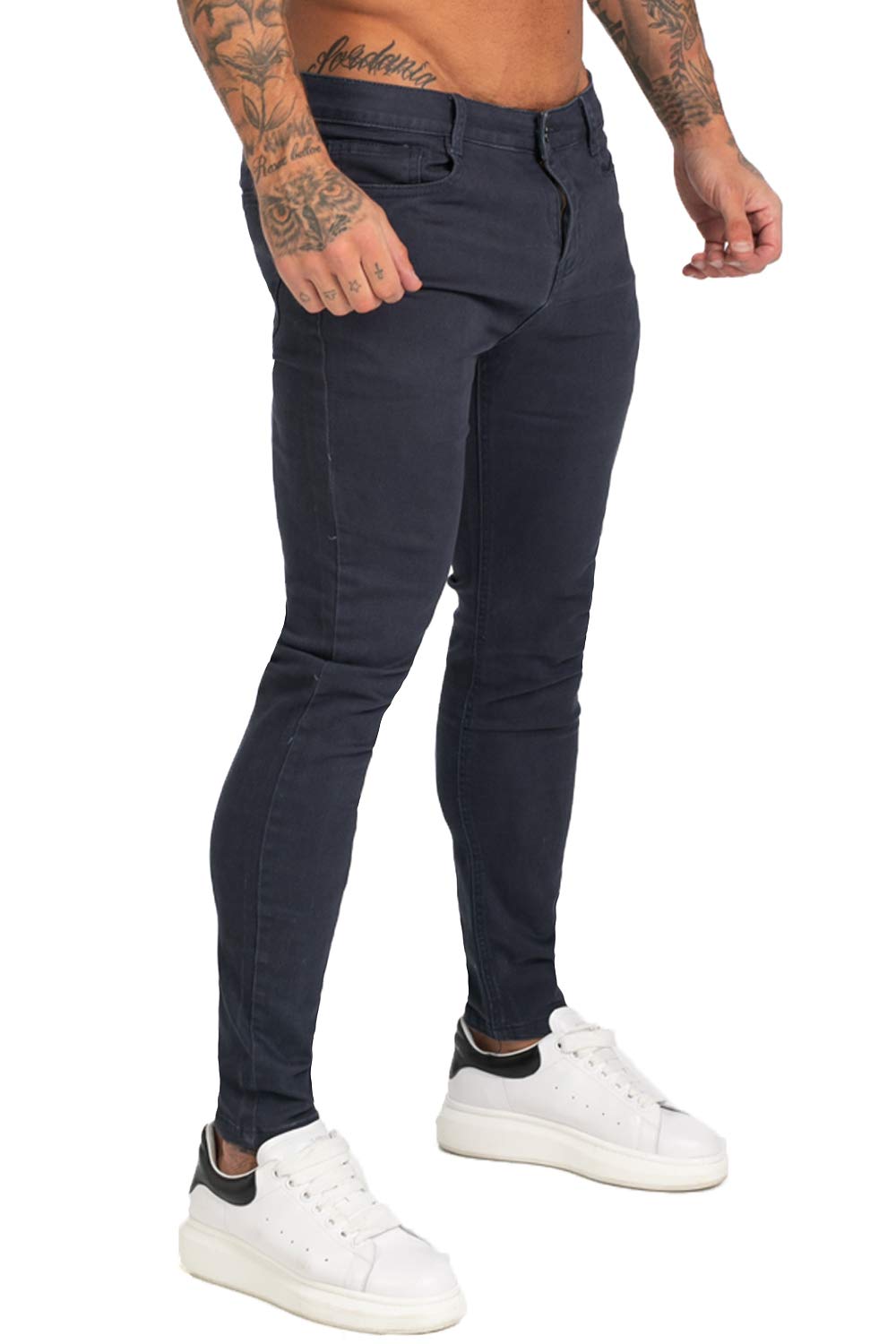 mens expandable jeans